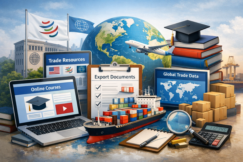 free resources to learn Import export trade