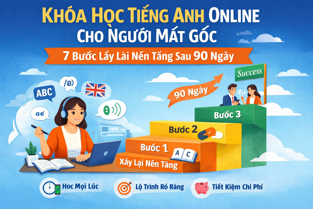 Khóa Học Tiếng Anh Online Cho Người Mất Gốc